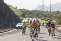 Cyclists compete in the Khao Sok marathon