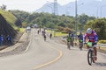 Cyclists compete in the Khao Sok marathon