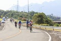 Cyclists compete in the Khao Sok marathon