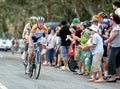 Cyclists compete at the Tour Down Under. Royalty Free Stock Photo