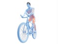 a cyclists muscles Royalty Free Stock Photo