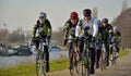 Cyclists in nature