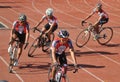 Cyclists practicing Royalty Free Stock Photo