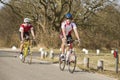 Cyclists in pursuit