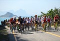 Cyclists ride during Rio 2016 Olympic Cycling Road competition of the Rio 2016 Olympic Games in Rio de Janeiro