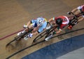 Sixday cycling series finals in palma velodrome Royalty Free Stock Photo