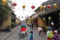 Cyclo in Hoi An.