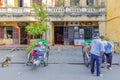 Cyclo serve tourists