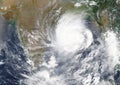 Cyclone Amphan heading towards India and Bangladesh in the Bay of Bengal in May 2020 - Elements of this image furnished by NASA