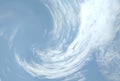Cyclone formation of clouds, Royalty Free Stock Photo