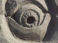 Cyclops Made out of Sand Royalty Free Stock Photo