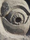 Cyclops Made out of Sand Royalty Free Stock Photo