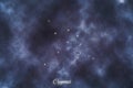 Cygnus star constellation, Brightest Stars, Swan constellation, Northern Cross Royalty Free Stock Photo