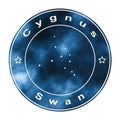 Cygnus Star Constellation, Swan Constellation, Northern Cross Royalty Free Stock Photo