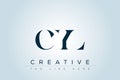CYL abstract letter logo Royalty Free Stock Photo