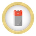 Cylinder battery icon