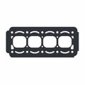 Cylinder head. Cylinder head gasket. Vector icon isolated on white background. Royalty Free Stock Photo