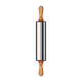 cylinder rolling pin cartoon vector illustration