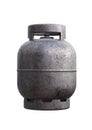 Cylinder tank of liquefied petroleum gas, LPG, used in the kitchen for food preparation Royalty Free Stock Photo