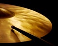 Cymbal and Drumstick