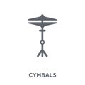 Cymbals icon from Music collection.