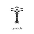 Cymbals icon from Music collection.