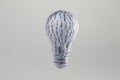CYMK 3D Print prototyping: lightbulb