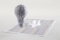 CYMK 3D Printing lightbulb