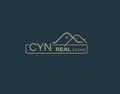CYN Real Estate and Consultants Logo Design Vectors images. Luxury Real Estate Logo Design Royalty Free Stock Photo