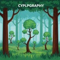 CYPLPGRAPHY appears at the top adding an abstract element to the Royalty Free Stock Photo