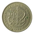 1000 cypriot mils coin 1955 obverse
