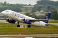 Cyprus Airways plane take off