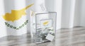 Cyprus - ballot box - voting, election concept Royalty Free Stock Photo