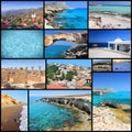 Cyprus collage Royalty Free Stock Photo