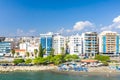 Cyprus. Drone shot of Limassol seafront