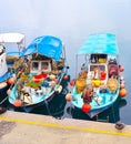 Cyprus fishing boats dock harbor Royalty Free Stock Photo