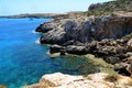Cyprus island. Beautiful seascape. Marine background.