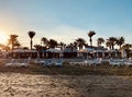 Cyprus island mediterranean beach view