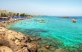 Fig tree bay in protaras Royalty Free Stock Photo