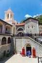 Cyprus, - May 27, 2014: View on The Kykkos Monastery is one of the wealthiest and best-known monasteries in Cyprus. Royalty Free Stock Photo