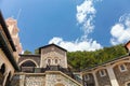 Cyprus, - May 27, 2014: View on The Kykkos Monastery is one of the wealthiest and best-known monasteries in Cyprus Royalty Free Stock Photo