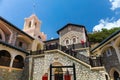 Cyprus, - May 27, 2014: View on The Kykkos Monastery is one of the wealthiest and best-known monasteries in Cyprus. Royalty Free Stock Photo