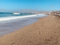 Cyprus Mediterranean Sea coast. Beach in Paphos district coral bay region Royalty Free Stock Photo