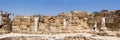 Cyprus. Ruins of the Roman settlement Salamis (IV century BC). View baths