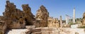 Cyprus. Ruins of the Roman settlement Salamis (IV century BC). View baths.
