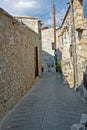 Cyprus Typical street of Omodos village