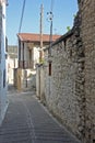 Cyprus Typical street of Omodos village