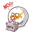 Cyprus voting no Royalty Free Stock Photo