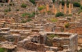 Cyrene archaeological site, Cyrenaica, Libya - UNESCO World Heritage Site. Royalty Free Stock Photo