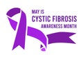 Cystic Fibrosis awareness month. Vector illustration